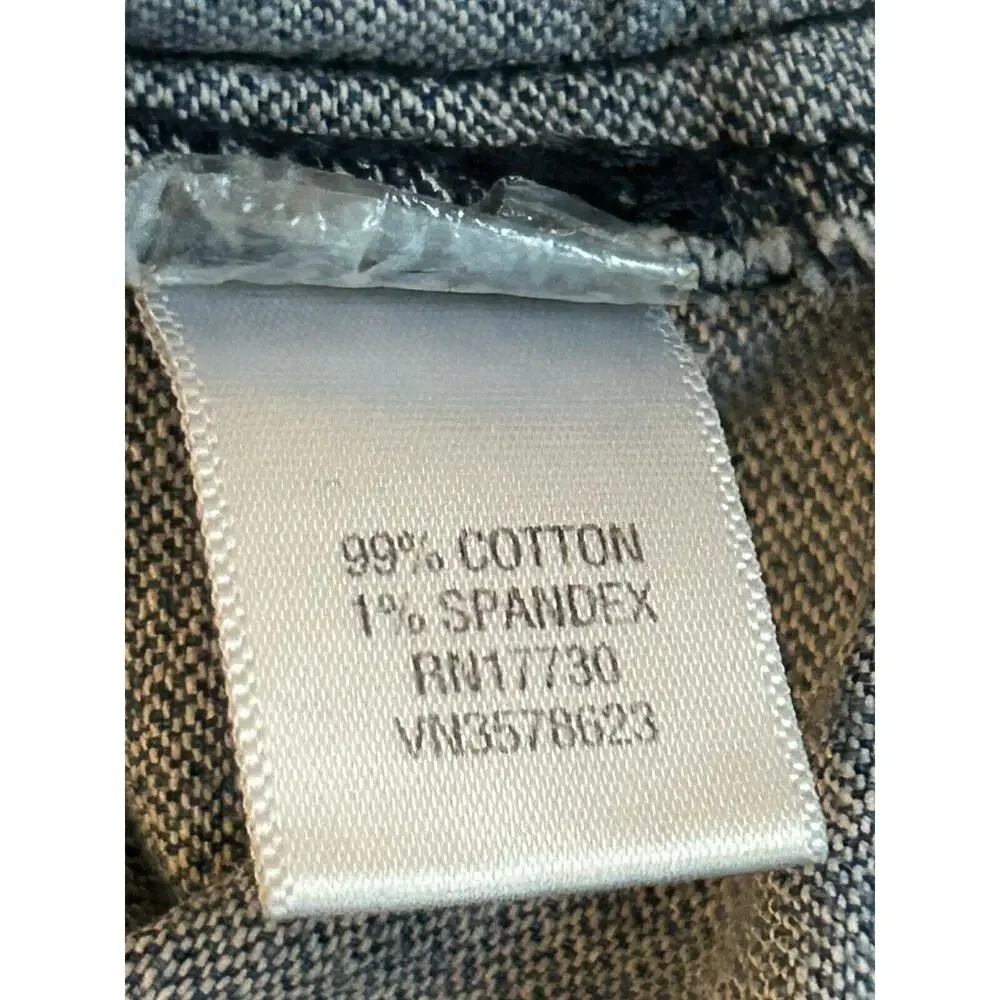 Merona Faded Denim Jean Jacket Womans Size 20/22 W With Pockets outdoorwear - Picture 14 of 15